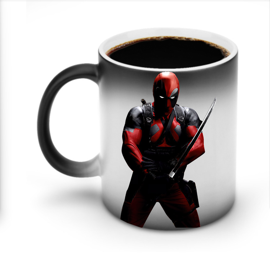 （画像用） Deadpool デッドプール 温度変色マグカップ