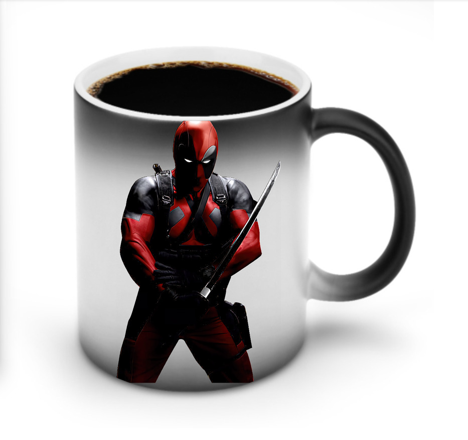 （画像用） Deadpool デッドプール 温度変色マグカップ