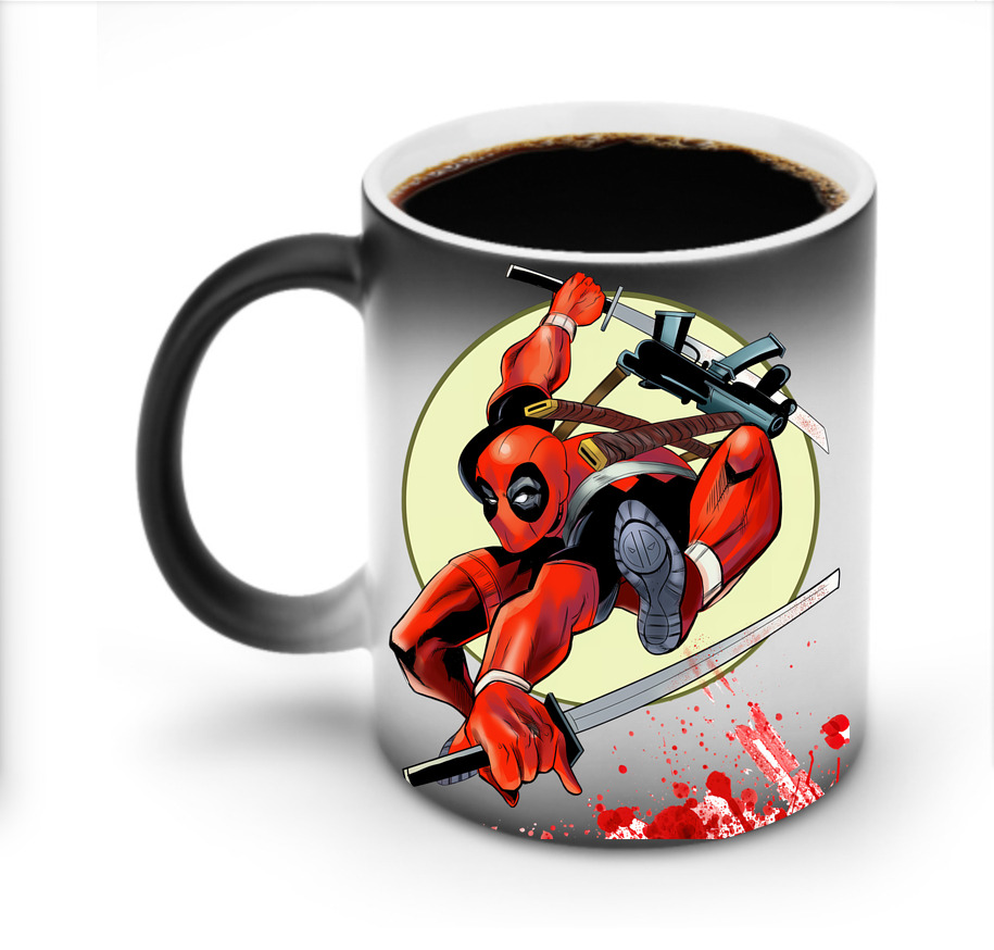 （画像用） Deadpool デッドプール 温度変色マグカップ