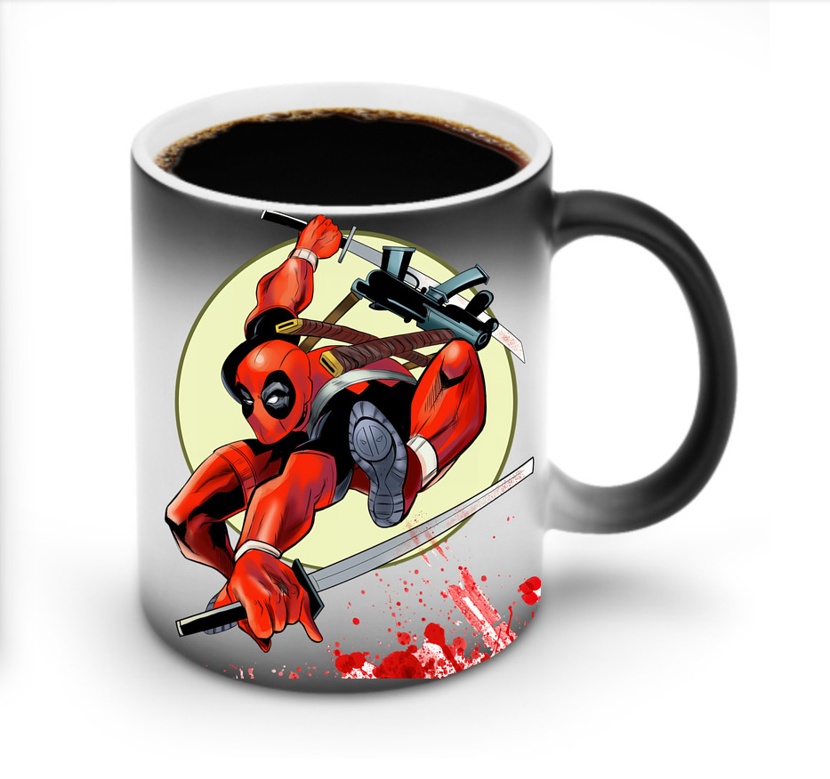 （画像用） Deadpool デッドプール 温度変色マグカップ