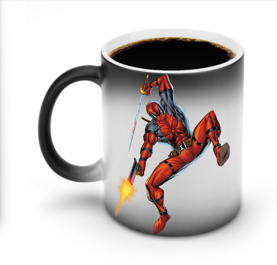 （画像用） Deadpool デッドプール 温度変色マグカップ