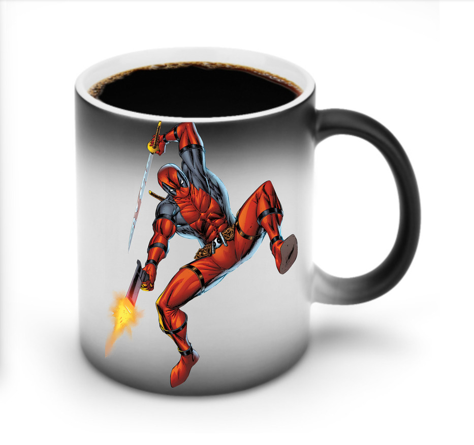 （画像用） Deadpool デッドプール 温度変色マグカップ