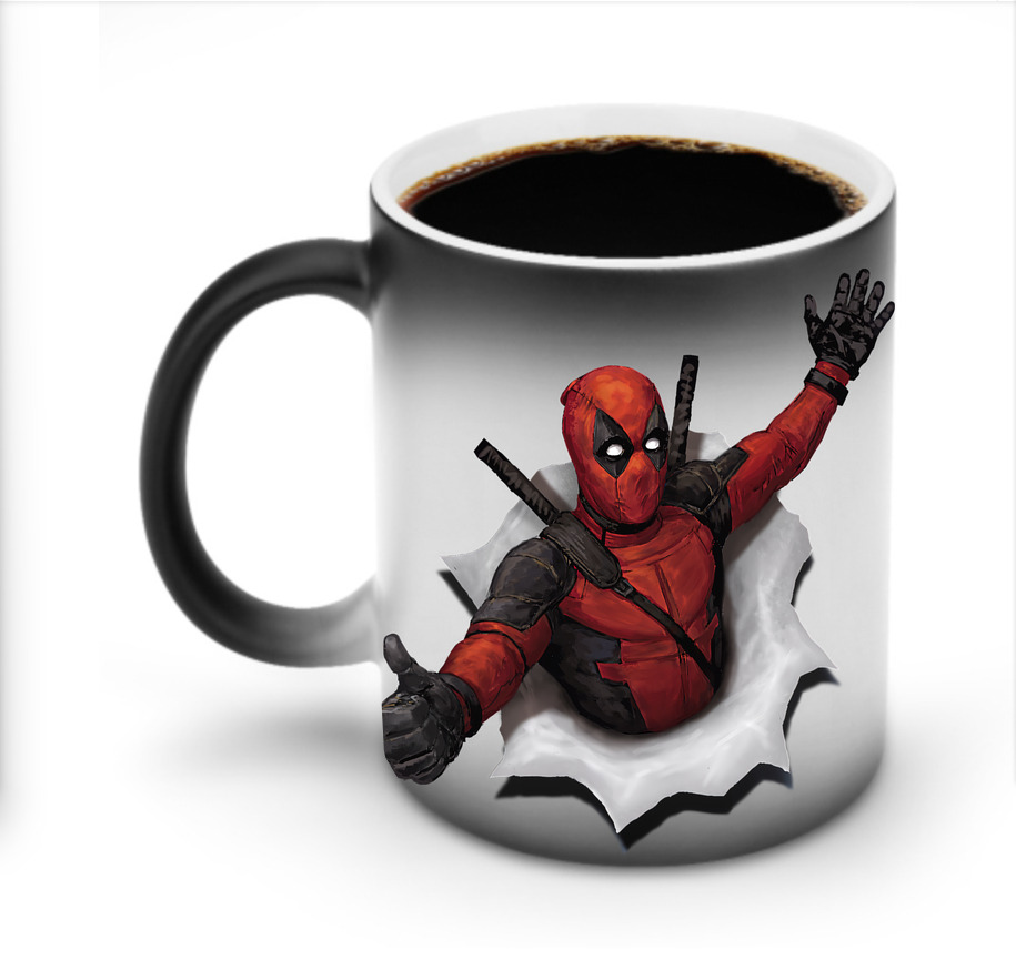 （画像用） Deadpool デッドプール 温度変色マグカップ