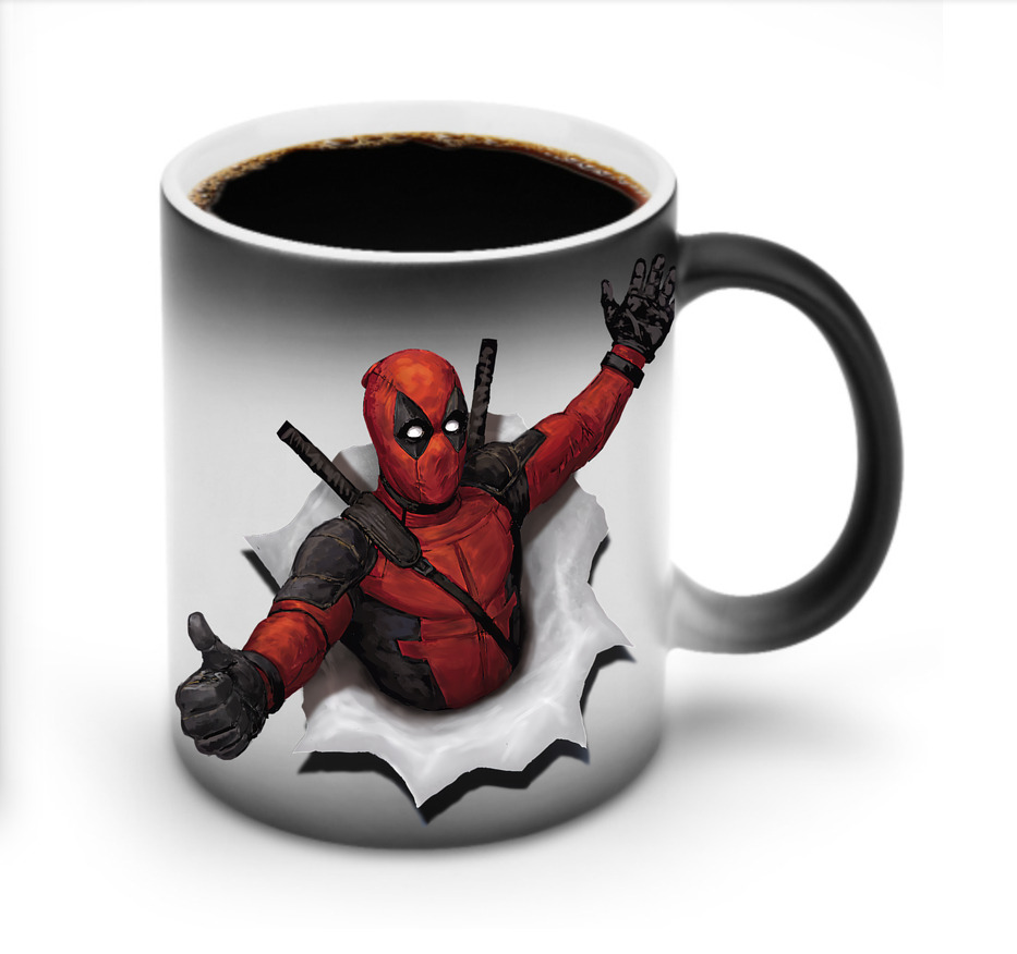 （画像用） Deadpool デッドプール 温度変色マグカップ