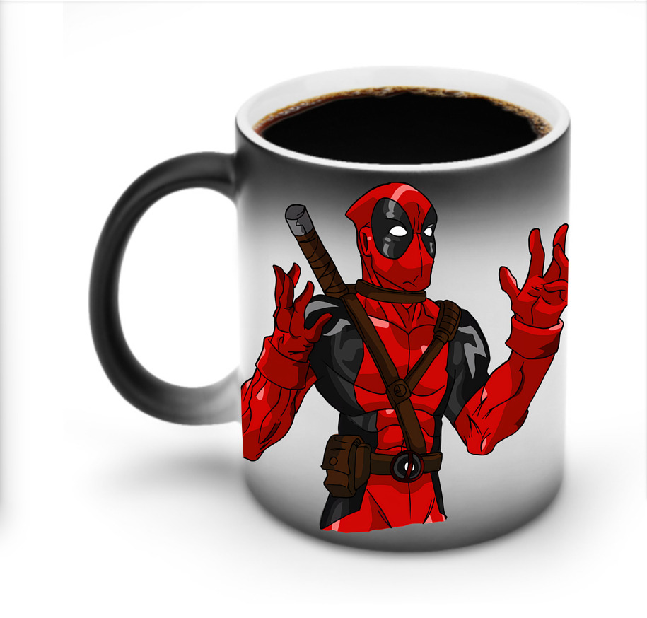 （画像用） Deadpool デッドプール 温度変色マグカップ