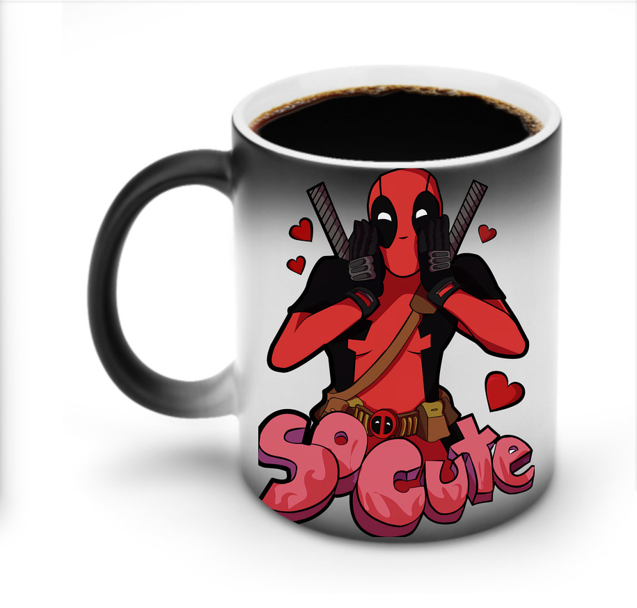 （画像用） Deadpool デッドプール 温度変色マグカップ