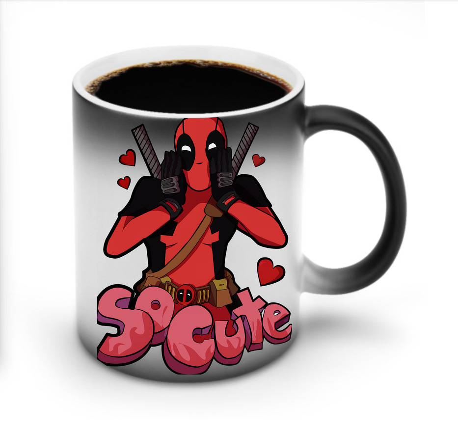 （画像用） Deadpool デッドプール 温度変色マグカップ