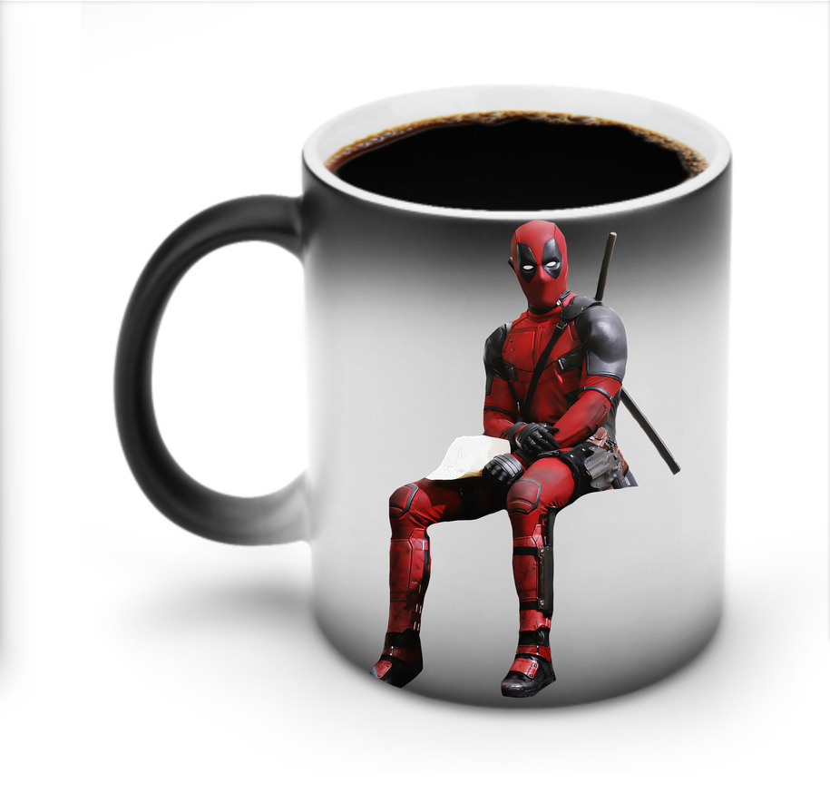 （画像用） Deadpool デッドプール 温度変色マグカップ