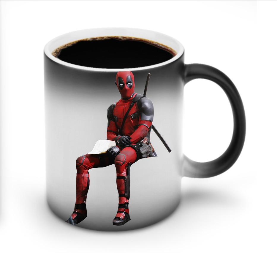 （画像用） Deadpool デッドプール 温度変色マグカップ