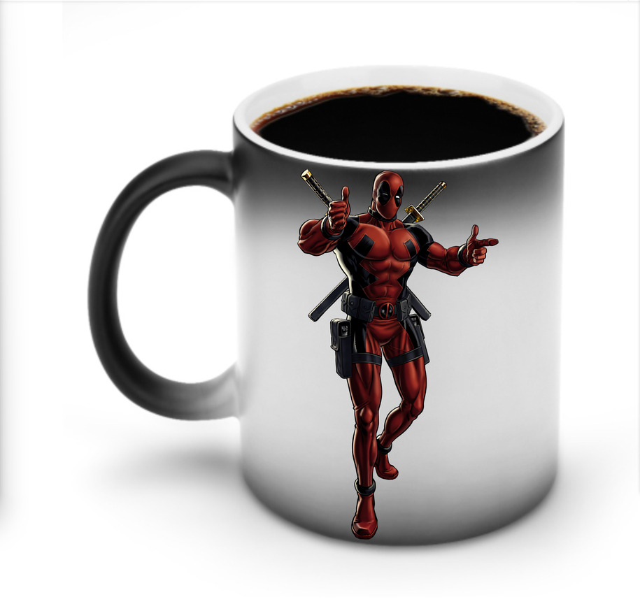 （画像用） Deadpool デッドプール 温度変色マグカップ