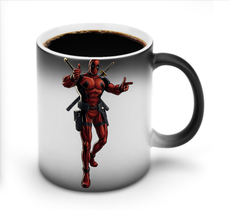 （画像用） Deadpool デッドプール 温度変色マグカップ
