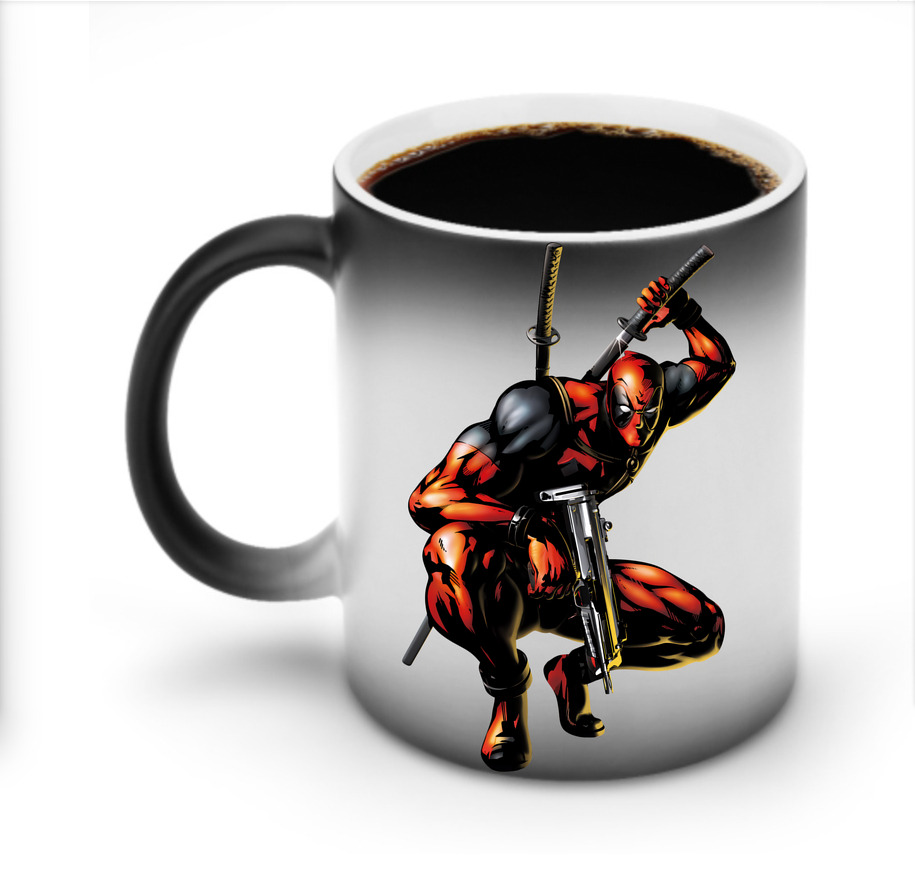 （画像用） Deadpool デッドプール 温度変色マグカップ