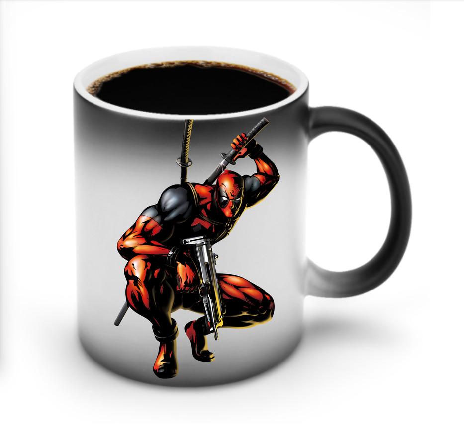 （画像用） Deadpool デッドプール 温度変色マグカップ
