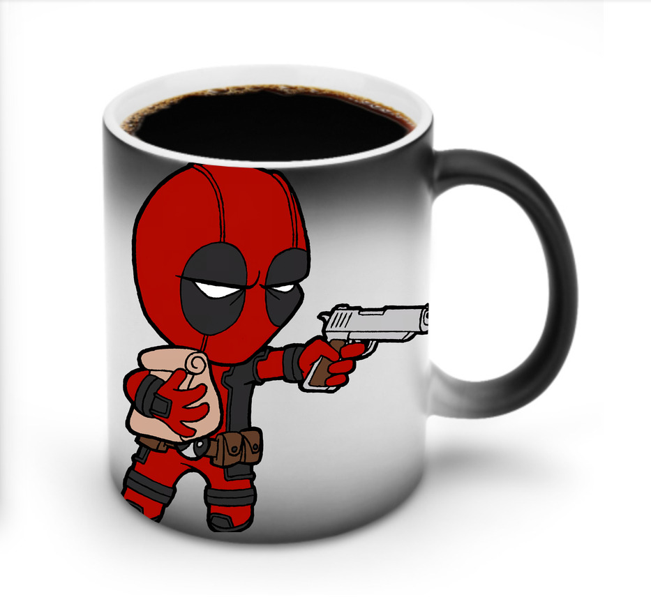 （画像用） Deadpool デッドプール 温度変色マグカップ