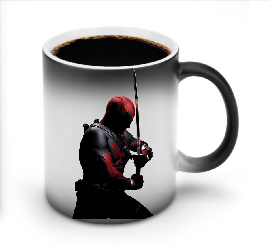 （画像用） Deadpool デッドプール 温度変色マグカップ