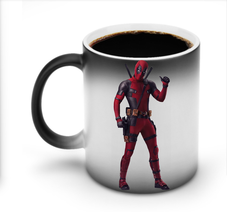 （画像用） Deadpool デッドプール 温度変色マグカップ