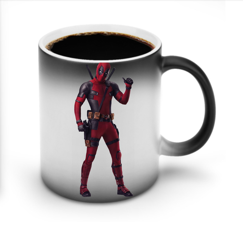 （画像用） Deadpool デッドプール 温度変色マグカップ
