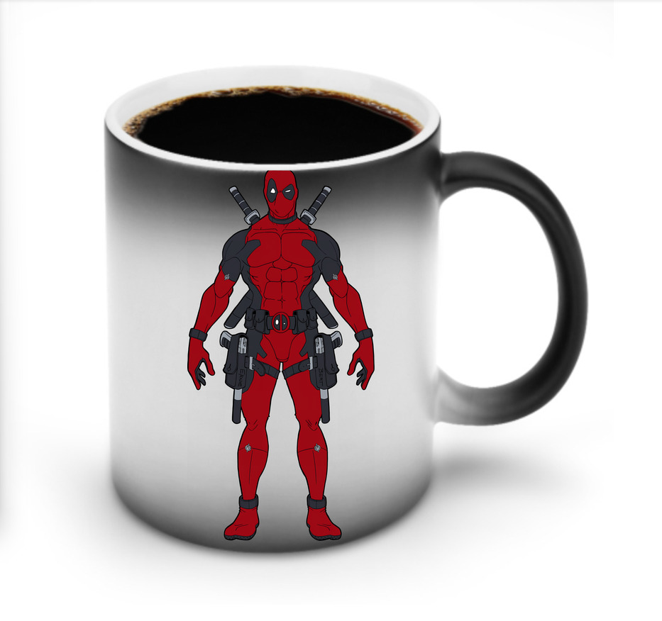 （画像用） Deadpool デッドプール 温度変色マグカップ