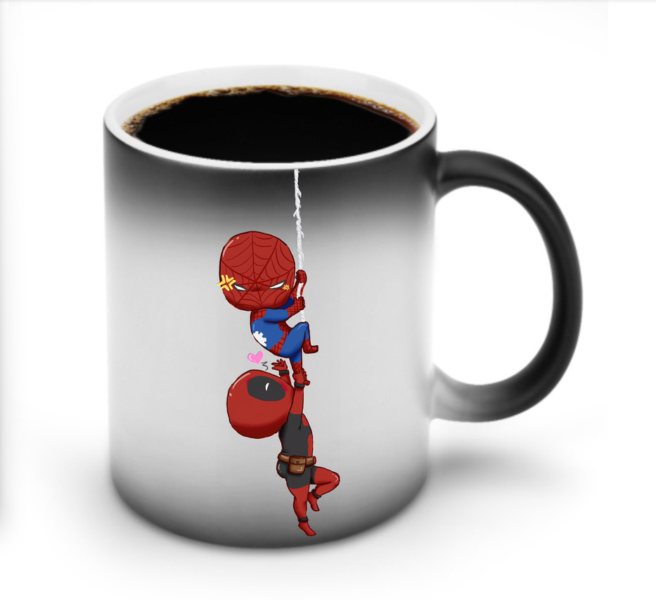 （画像用） Deadpool デッドプール 温度変色マグカップ