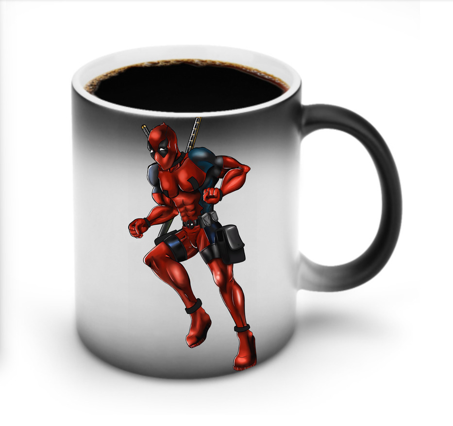 （画像用） Deadpool デッドプール 温度変色マグカップ