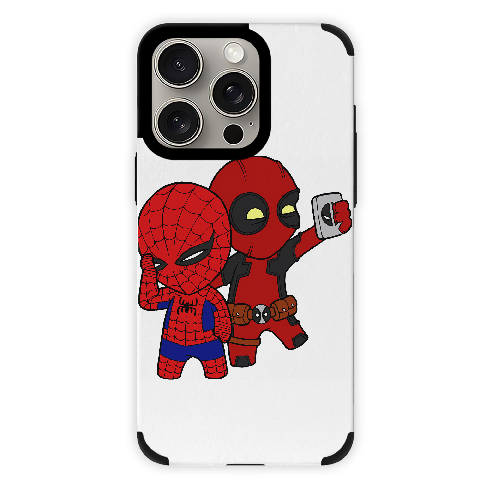 （画像用） Deadpool デッドプール 【iPhone15ProMax対応】 PUレザー スマホケース 耐衝撃＆黄変防止