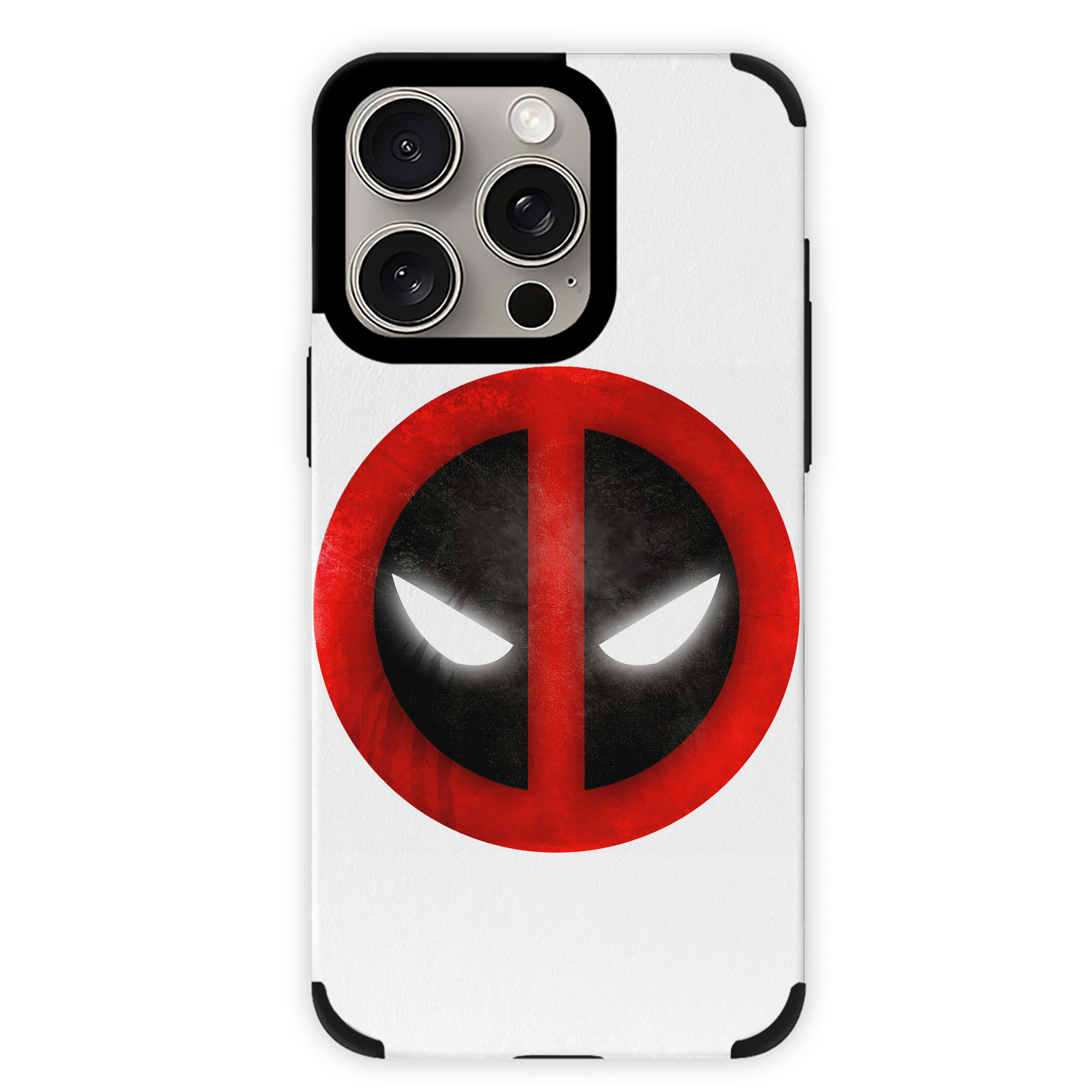 （画像用） Deadpool デッドプール 【iPhone15ProMax対応】 PUレザー スマホケース 耐衝撃＆黄変防止