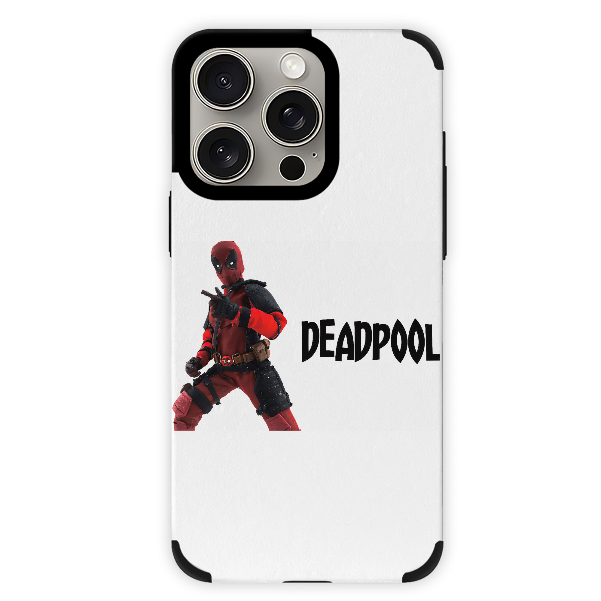 （画像用） Deadpool デッドプール 【iPhone15ProMax対応】 PUレザー スマホケース 耐衝撃＆黄変防止