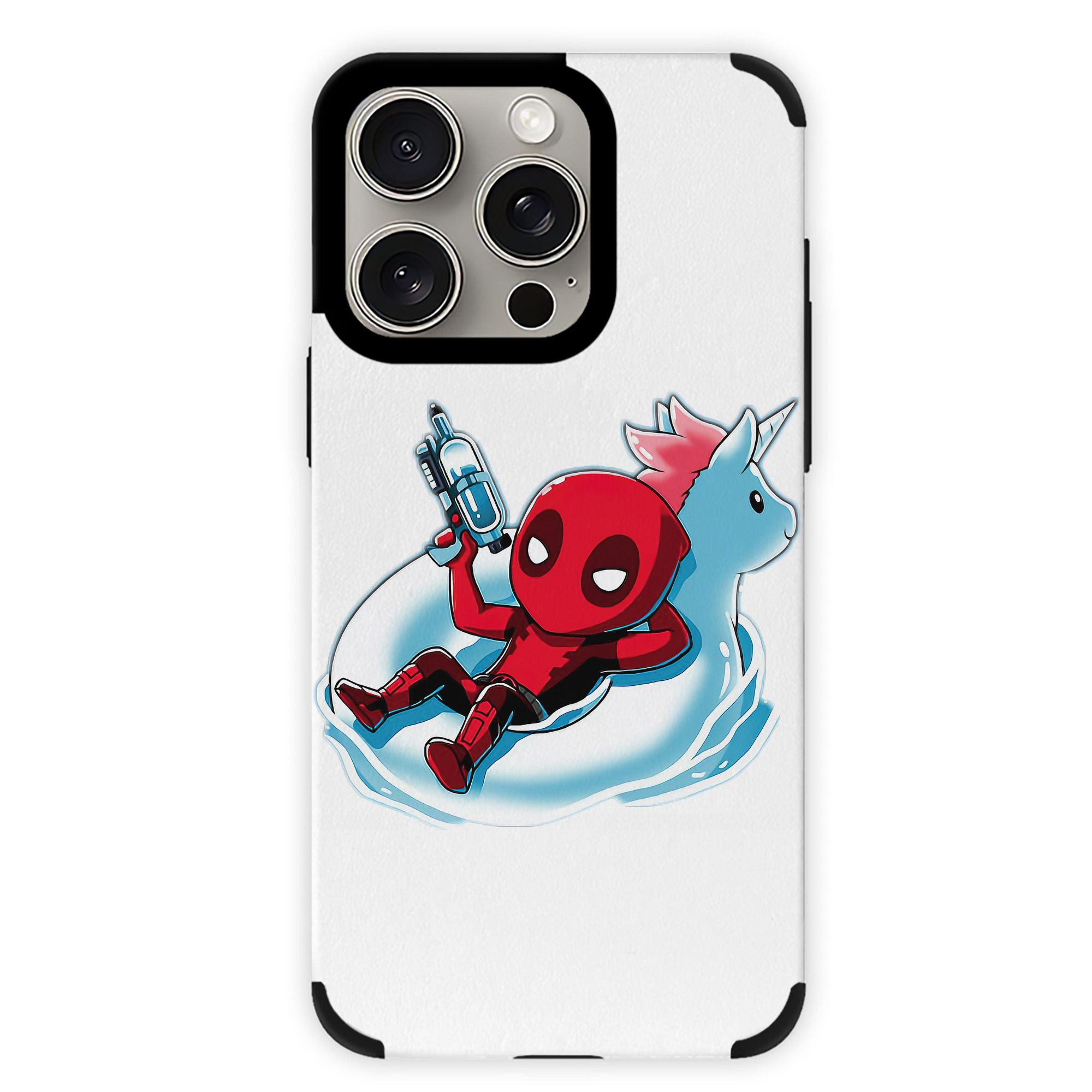 （画像用） Deadpool デッドプール 【iPhone15ProMax対応】 PUレザー スマホケース 耐衝撃＆黄変防止