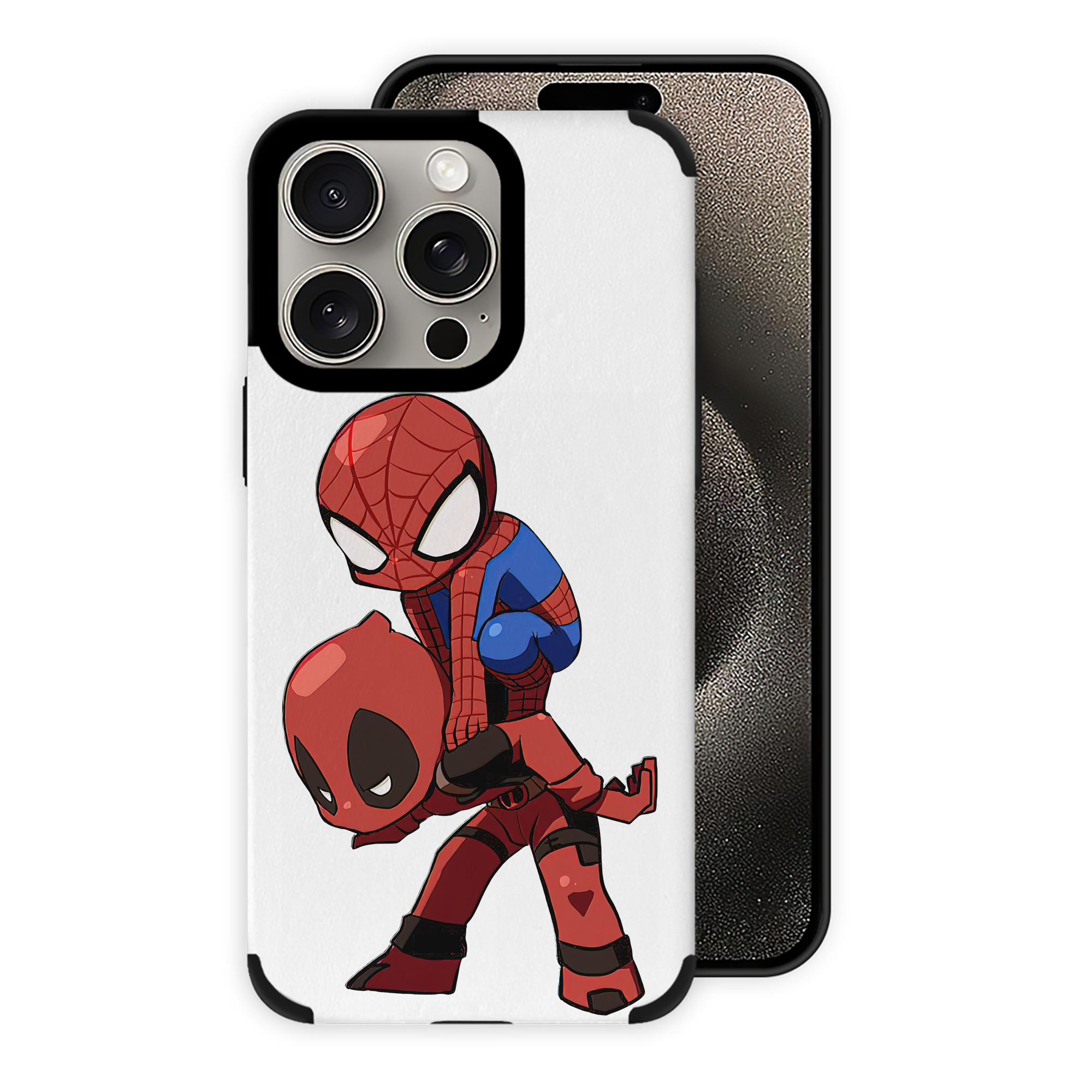 （画像用） Deadpool デッドプール 【iPhone15ProMax対応】 PUレザー スマホケース 耐衝撃＆黄変防止