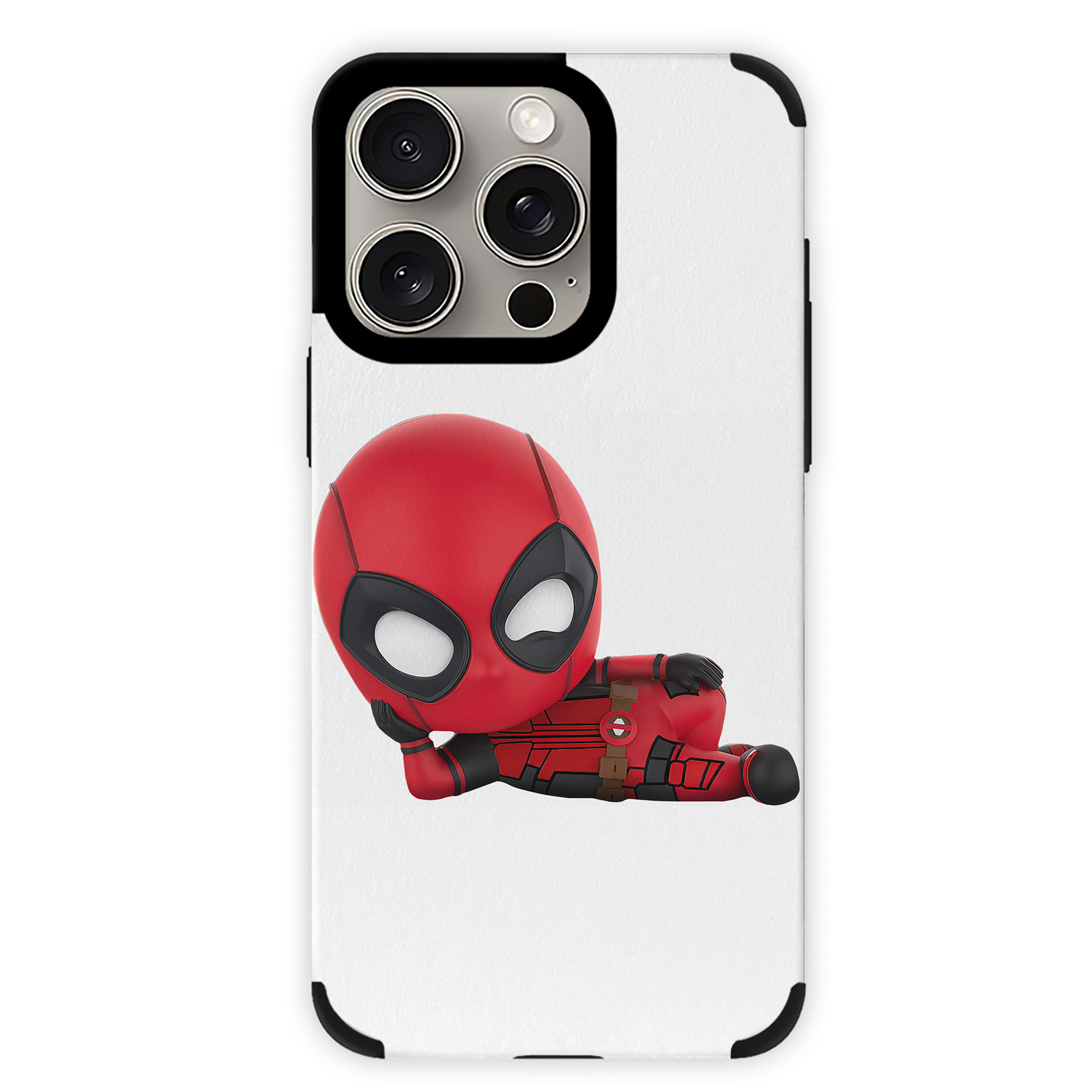 （画像用） Deadpool デッドプール 【iPhone15ProMax対応】 PUレザー スマホケース 耐衝撃＆黄変防止