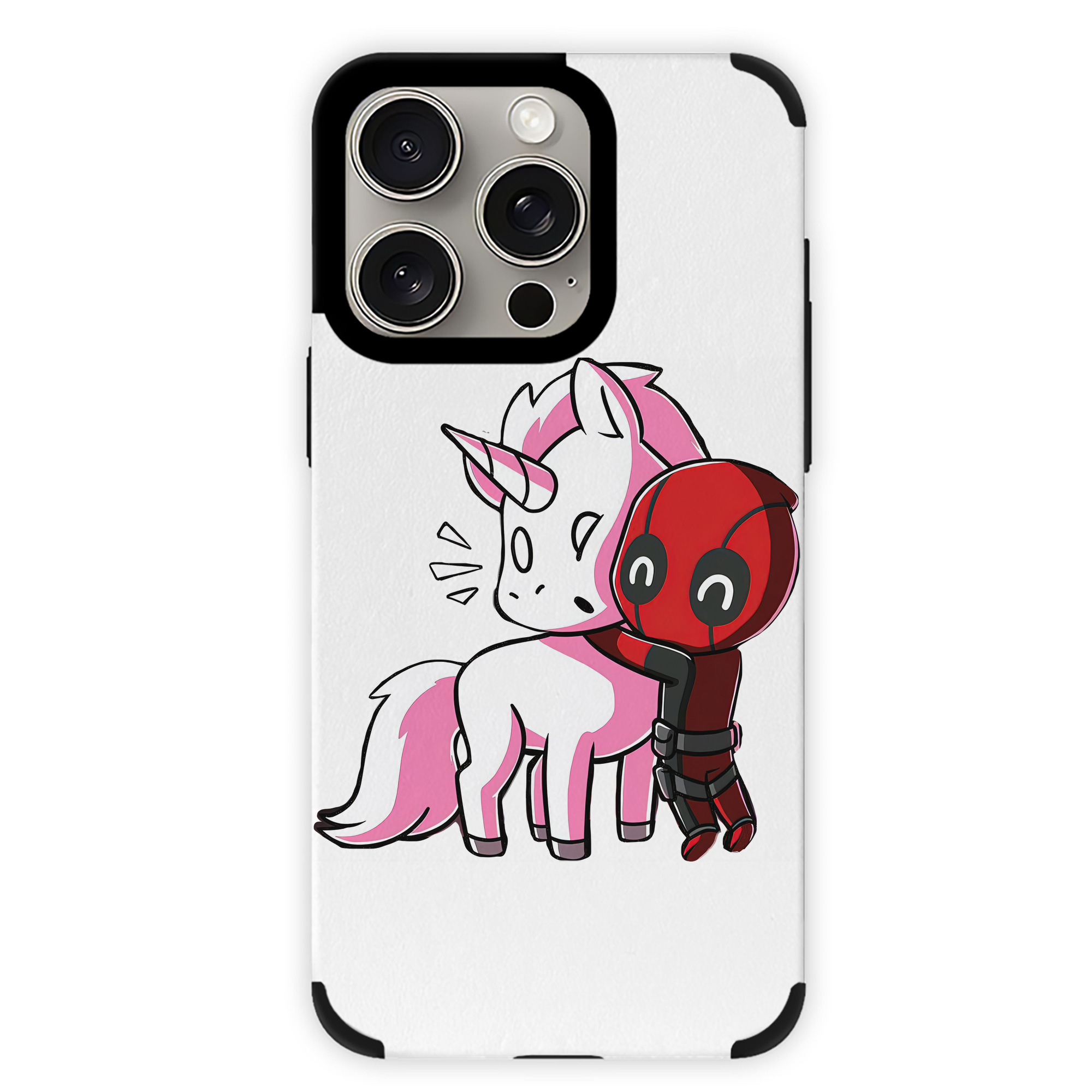 （画像用） Deadpool デッドプール 【iPhone15ProMax対応】 PUレザー スマホケース 耐衝撃＆黄変防止