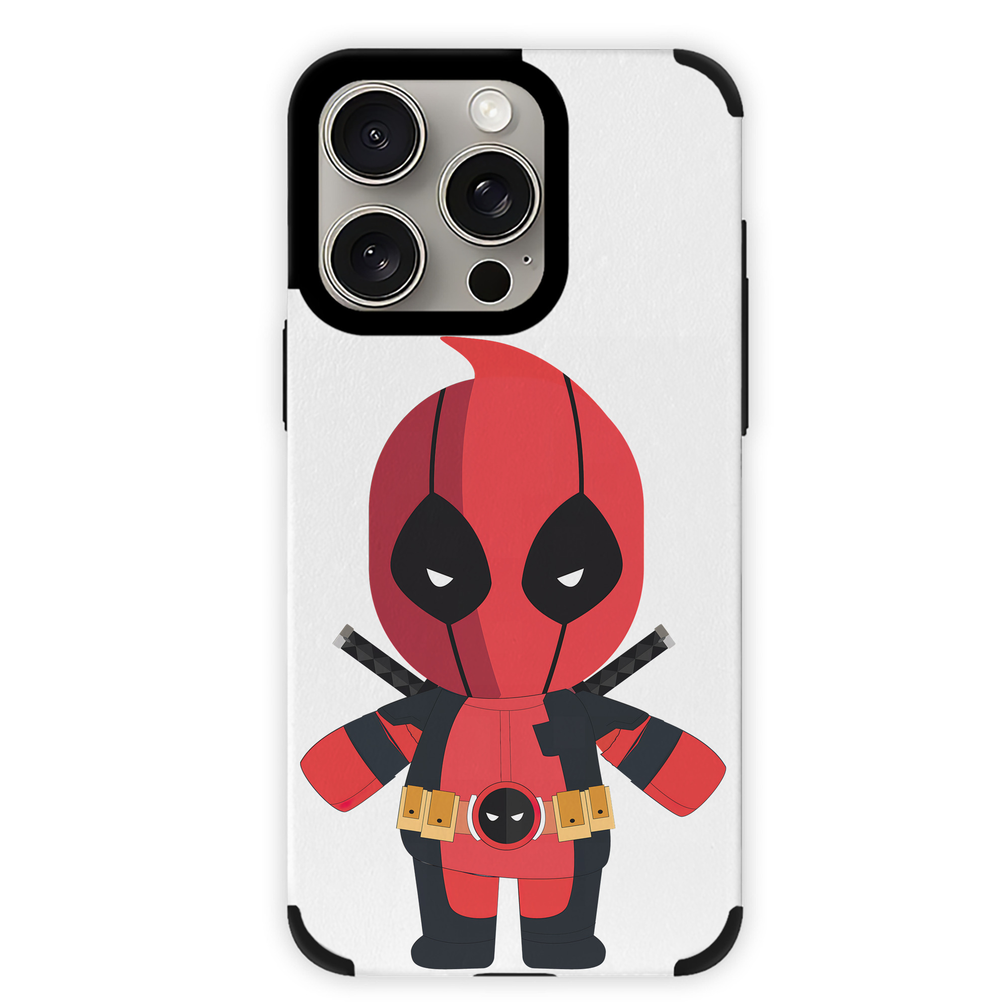 （画像用） Deadpool デッドプール 【iPhone15ProMax対応】 PUレザー スマホケース 耐衝撃＆黄変防止