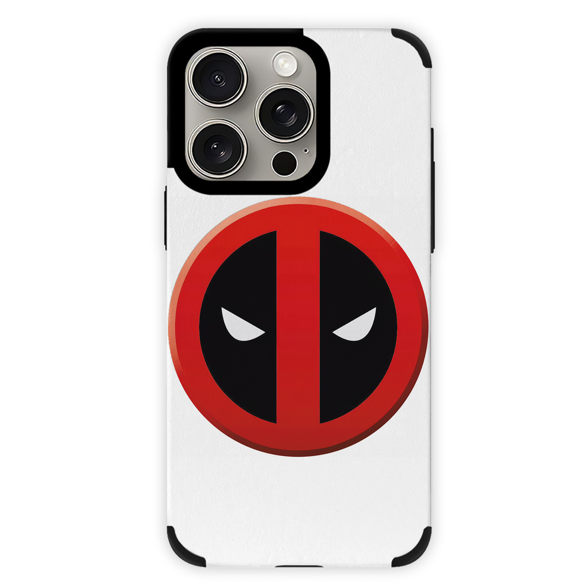 （画像用） Deadpool デッドプール 【iPhone15ProMax対応】 PUレザー スマホケース 耐衝撃＆黄変防止