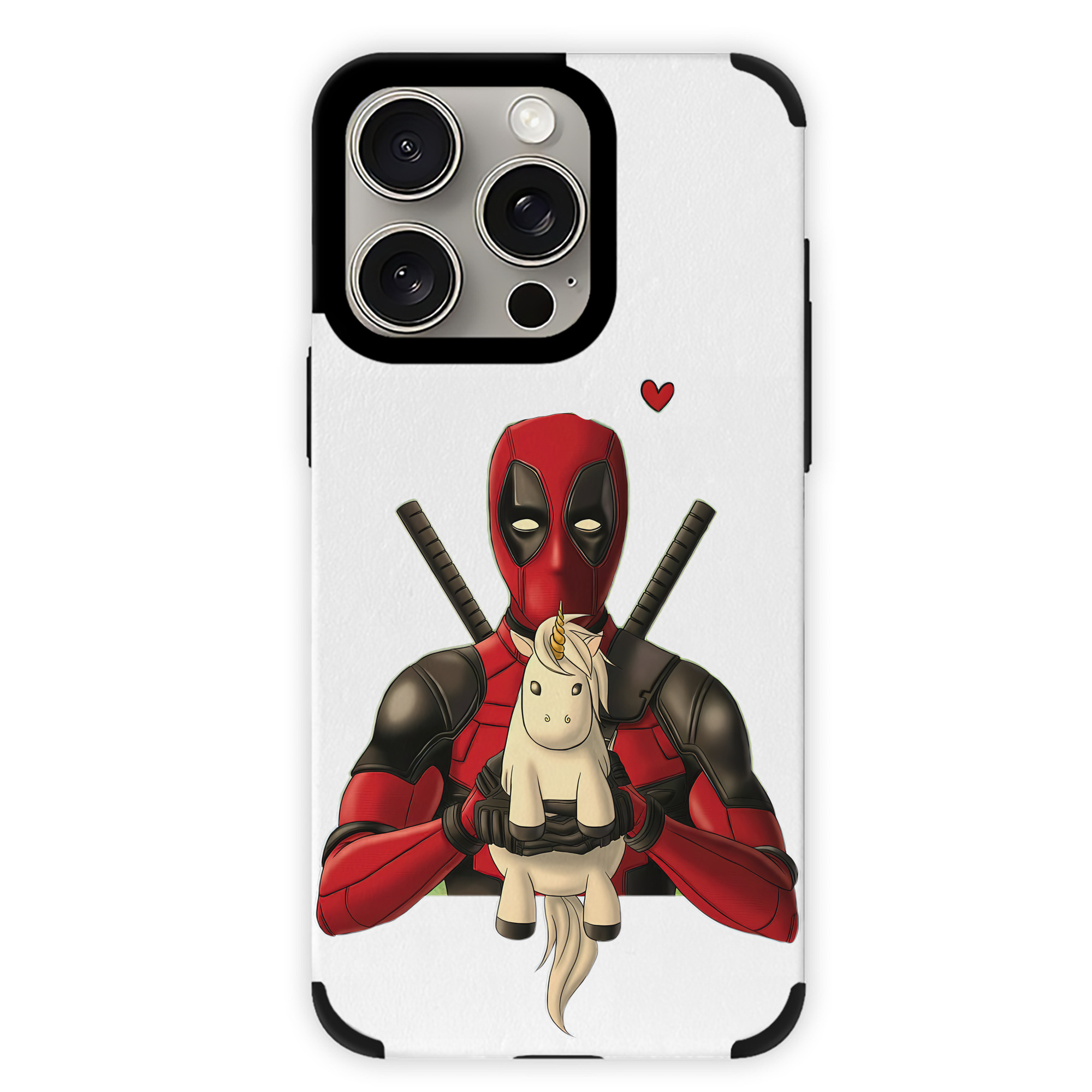 （画像用） Deadpool デッドプール 【iPhone15ProMax対応】 PUレザー スマホケース 耐衝撃＆黄変防止