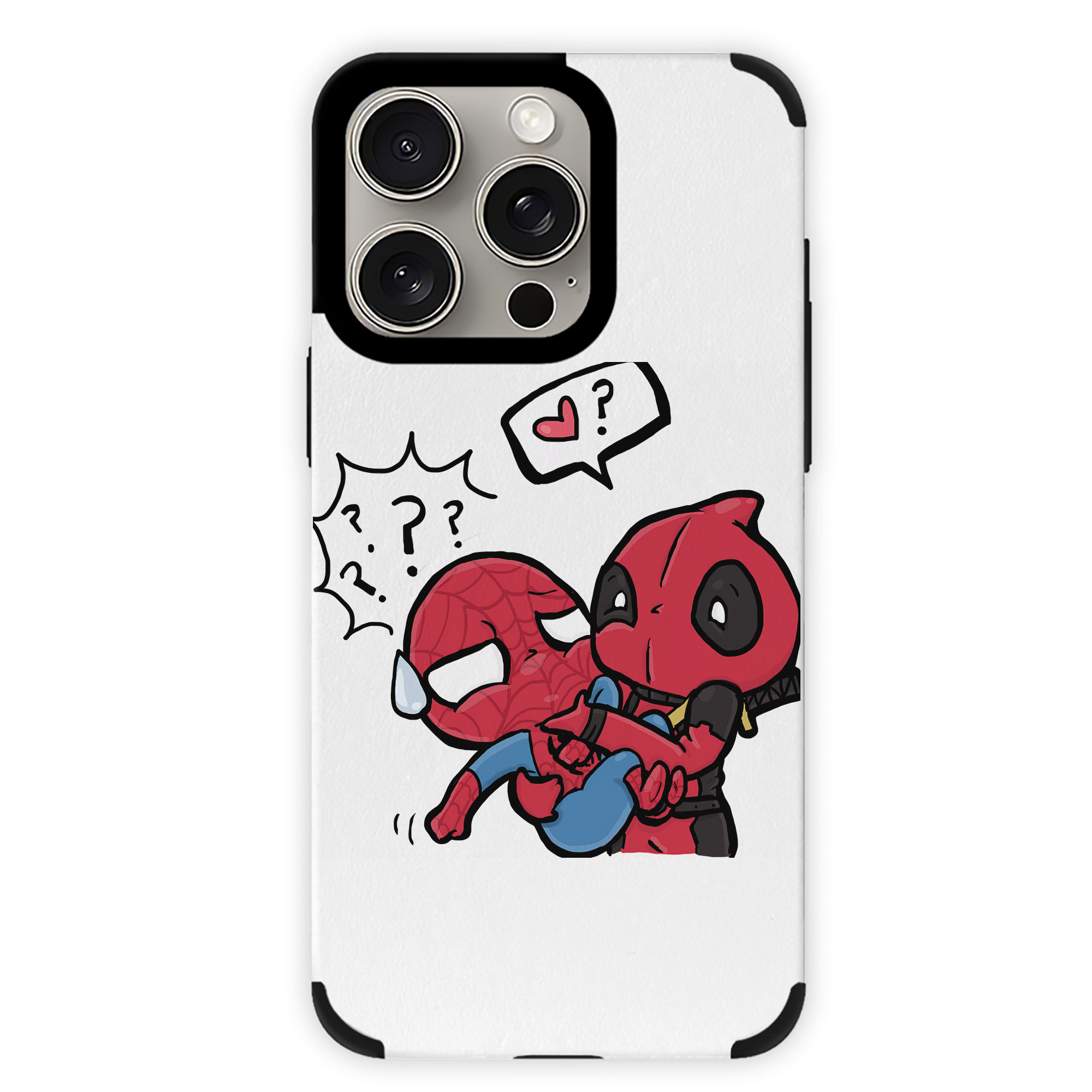 （画像用） Deadpool デッドプール 【iPhone15ProMax対応】 PUレザー スマホケース 耐衝撃＆黄変防止