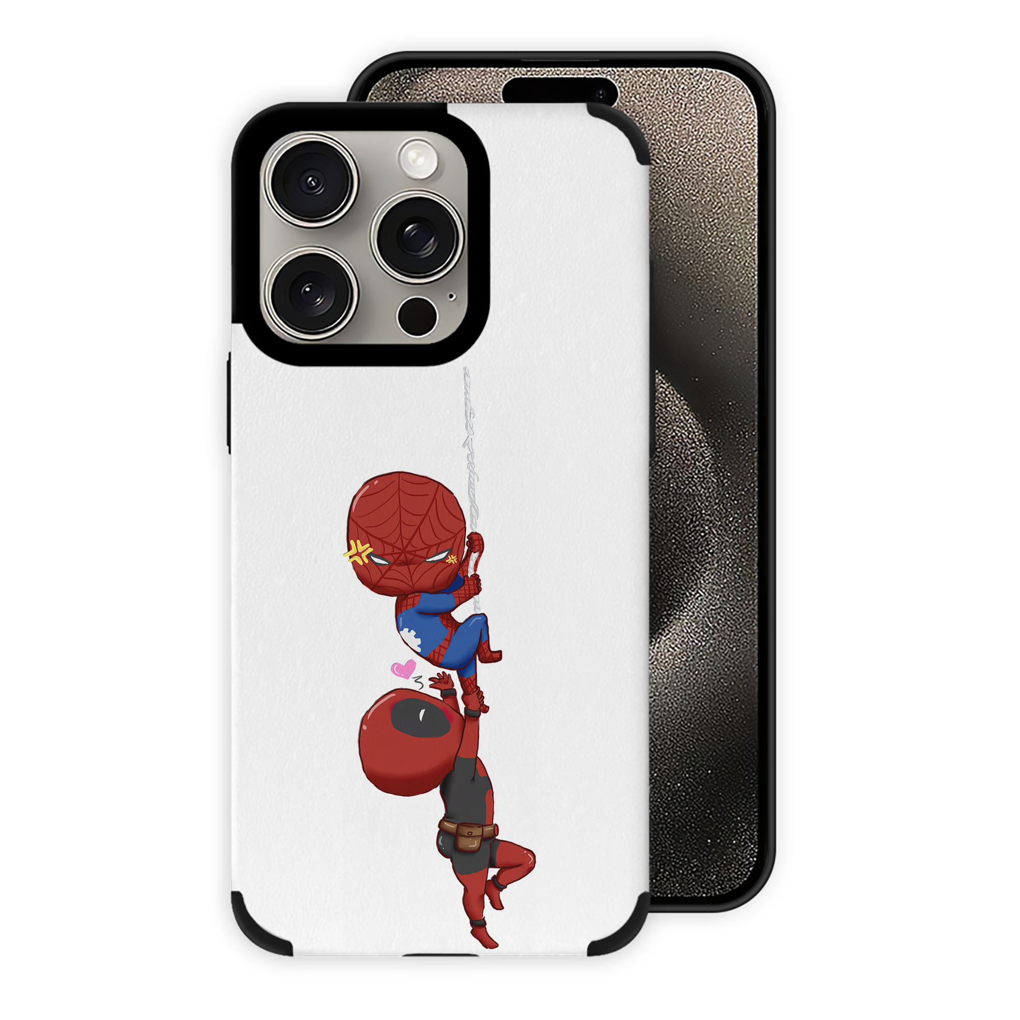 （画像用） Deadpool デッドプール 【iPhone15ProMax対応】 PUレザー スマホケース 耐衝撃＆黄変防止