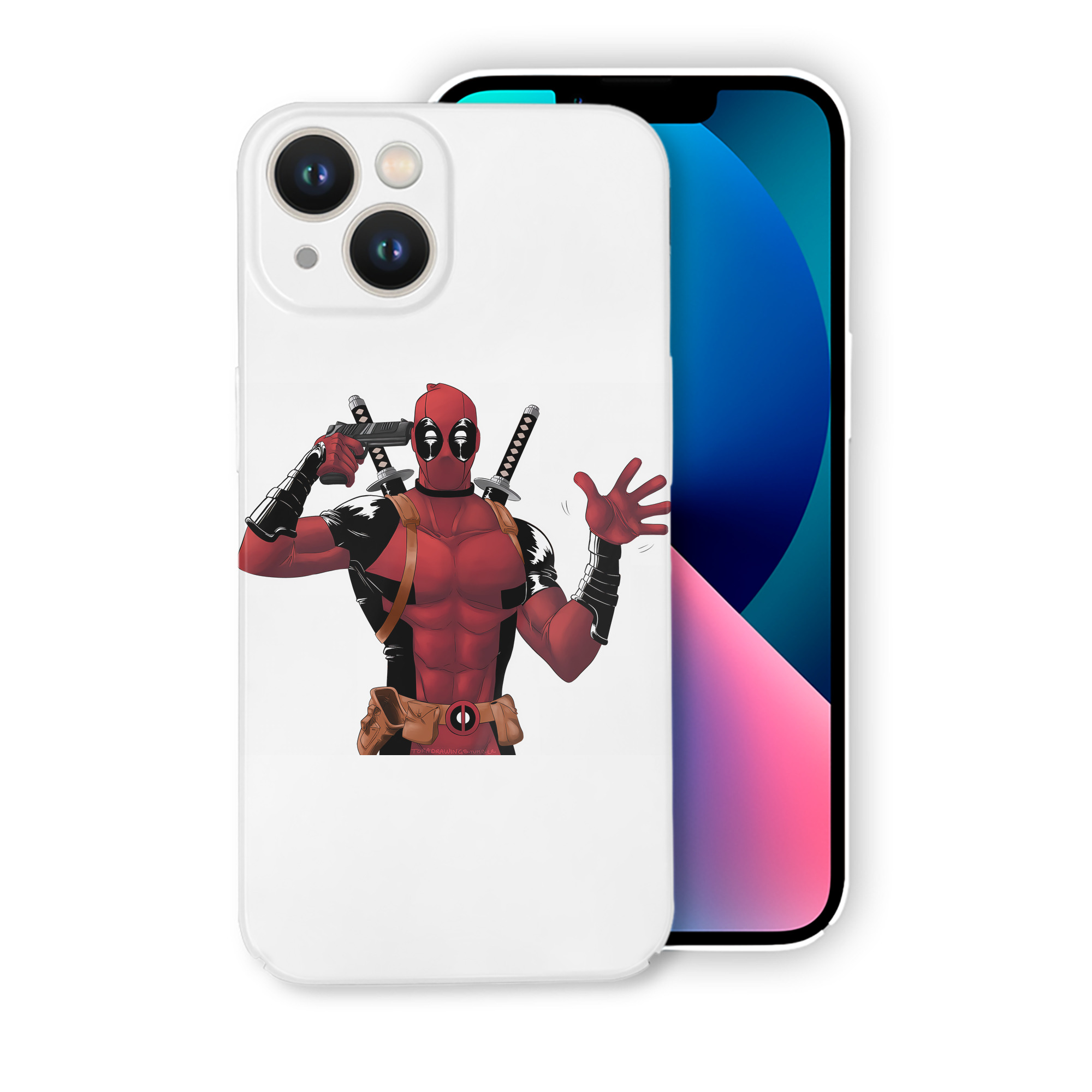（画像用） Deadpool デッドプール 【iPhone 14シリーズ対応】ハードケース