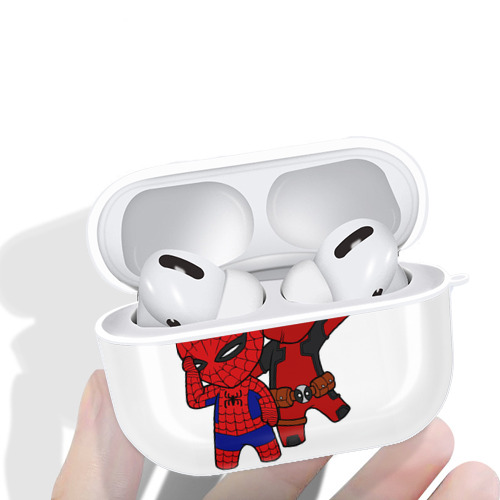 Deadpool デッドプール 【AirPods Pro用】ハードシェル保護ケース 耐衝撃・防指紋・カラビナ付き商品仕様