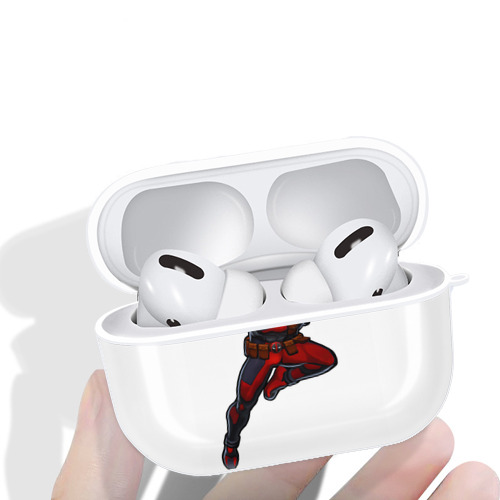 Deadpool デッドプール 【AirPods Pro用】ハードシェル保護ケース 耐衝撃・防指紋・カラビナ付き商品仕様