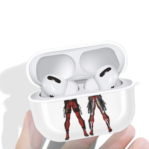 Deadpool デッドプール 【AirPods Pro用】ハードシェル保護ケース 耐衝撃・防指紋・カラビナ付き商品仕様