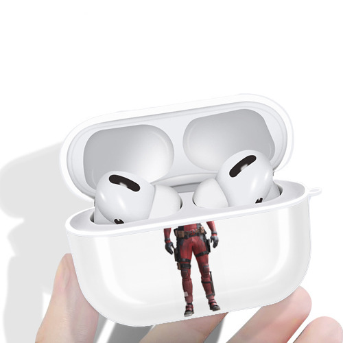 Deadpool デッドプール 【AirPods Pro用】ハードシェル保護ケース 耐衝撃・防指紋・カラビナ付き商品仕様
