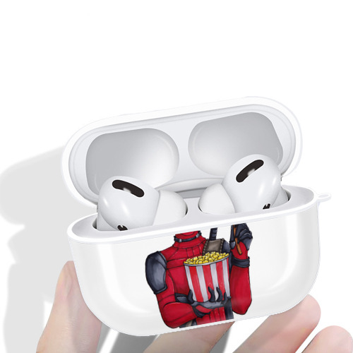 Deadpool デッドプール 【AirPods Pro用】ハードシェル保護ケース 耐衝撃・防指紋・カラビナ付き商品仕様
