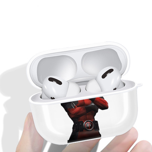 Deadpool デッドプール 【AirPods Pro用】ハードシェル保護ケース 耐衝撃・防指紋・カラビナ付き商品仕様