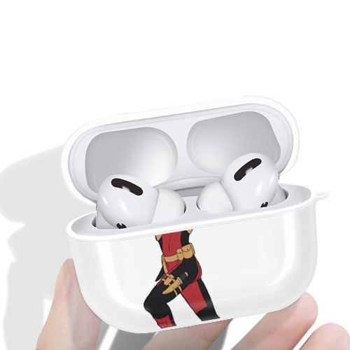 Deadpool デッドプール 【AirPods Pro用】ハードシェル保護ケース 耐衝撃・防指紋・カラビナ付き商品仕様