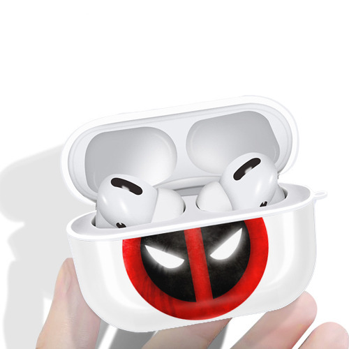 Deadpool デッドプール 【AirPods Pro用】ハードシェル保護ケース 耐衝撃・防指紋・カラビナ付き商品仕様
