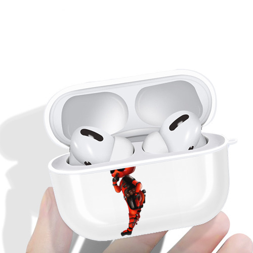 Deadpool デッドプール 【AirPods Pro用】ハードシェル保護ケース 耐衝撃・防指紋・カラビナ付き商品仕様