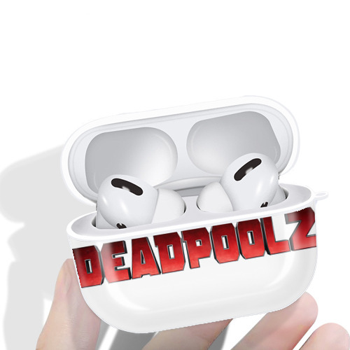 Deadpool デッドプール 【AirPods Pro用】ハードシェル保護ケース 耐衝撃・防指紋・カラビナ付き商品仕様