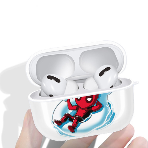 Deadpool デッドプール 【AirPods Pro用】ハードシェル保護ケース 耐衝撃・防指紋・カラビナ付き商品仕様