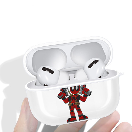 Deadpool デッドプール 【AirPods Pro用】ハードシェル保護ケース 耐衝撃・防指紋・カラビナ付き商品仕様
