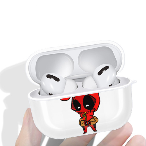 Deadpool デッドプール 【AirPods Pro用】ハードシェル保護ケース 耐衝撃・防指紋・カラビナ付き商品仕様
